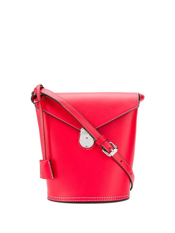 Calvin Klein 205w39nyc Hanging Tag Bucket Bag - Red