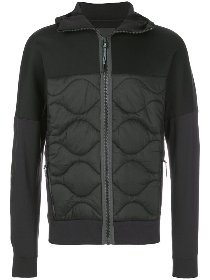 Diesel Quilted Zip Jacket - Black