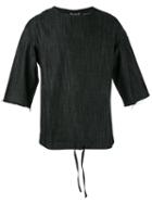 Numero00 - Teem Denim T-shirt - Men - Cotton - S, Black, Cotton