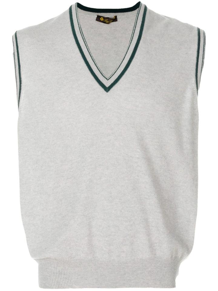 Loro Piana Sleeveless Cashmere Jumper - Grey