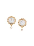 Dolce & Gabbana Clock Clip-on Earrings