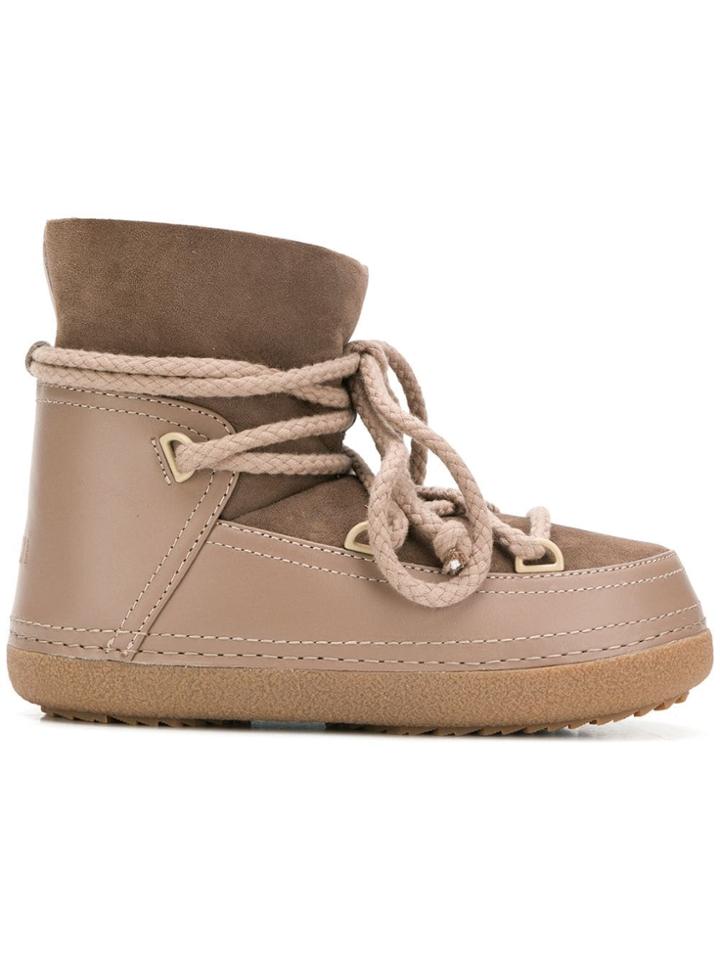 Inuiki Ankle Winter Boots - Brown