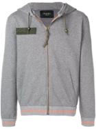Mr & Mrs Italy Embroidered Pegasus Hoodie - Grey