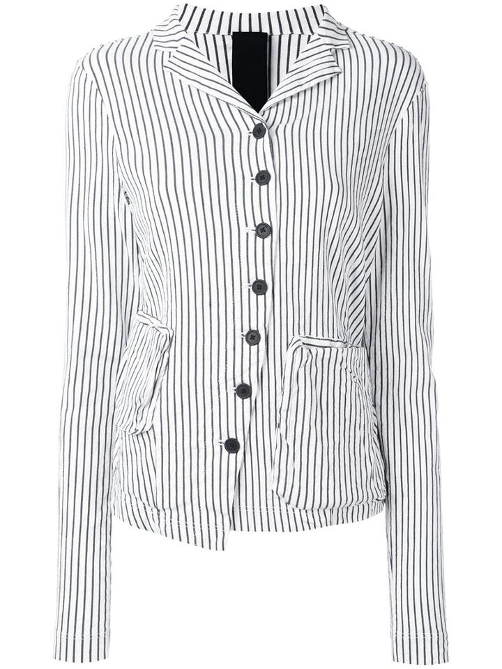 Rundholz Black Label - Black Label Jacket - Women - Linen/flax - L, Women's, White, Linen/flax
