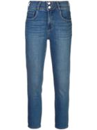 L'agence Cropped Skinny Jeans - Blue