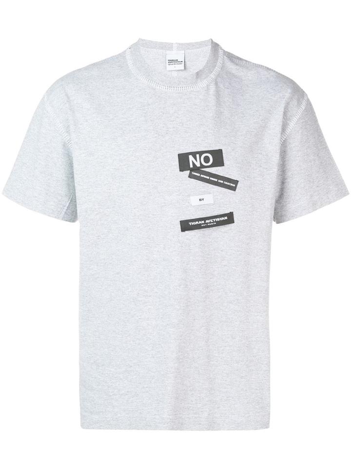 Tigran Avetysian No Patch T-shirt - Grey