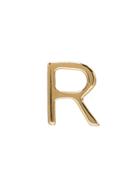 Loquet 18kt Yellow Gold R Letter Charm