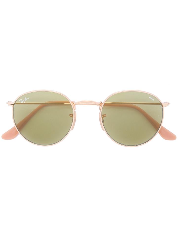 Ray-ban Round Tinted Glasses - Yellow & Orange
