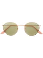 Ray-ban Round Tinted Glasses - Yellow & Orange