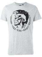Diesel 'diego' T-shirt, Men's, Size: Large, Grey, Cotton