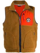 Napapijri Toe Fleece Gilet - Brown