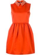 Mcq Alexander Mcqueen Studded Collar Party Dress