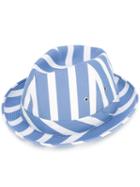 Comme Des Garçons Shirt Striped Hat, Men's, Size: Large, Blue, Cotton