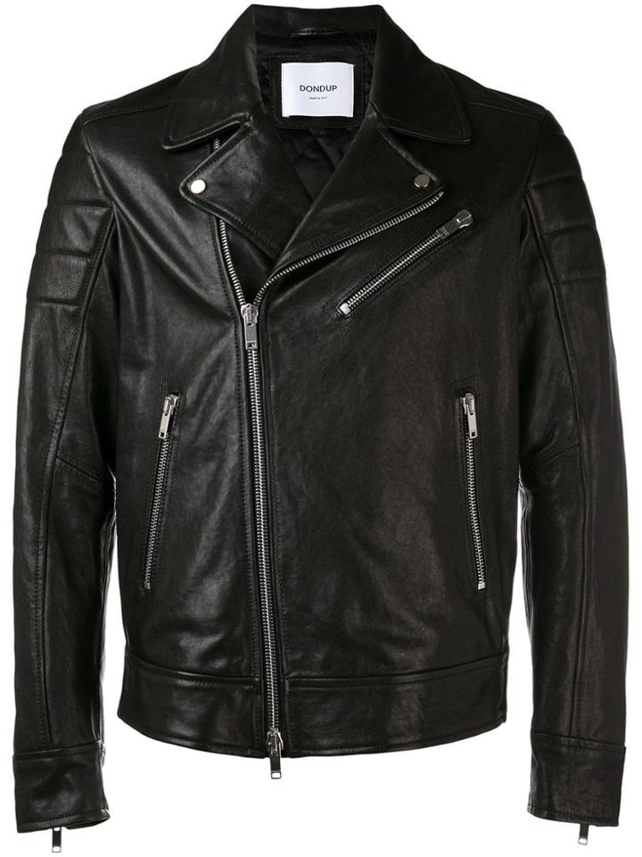 Dondup Classic Biker Jacket - Black