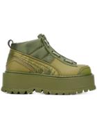 Fenty X Puma Platform Lace-up Sneakers - Green