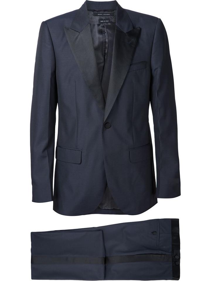 Marc Jacobs Contrast Lapel Tuxedo Suit