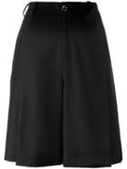 Diesel Wide-leg Shorts, Women's, Size: 28, Black, Polyester/viscose