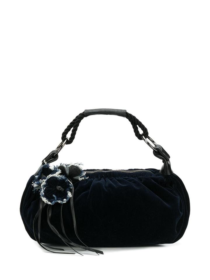 Miu Miu Pre-owned Velvet Shoulder Bag - Blue