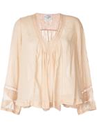 Forte Forte Crinkle-effect Blouse - Nude & Neutrals