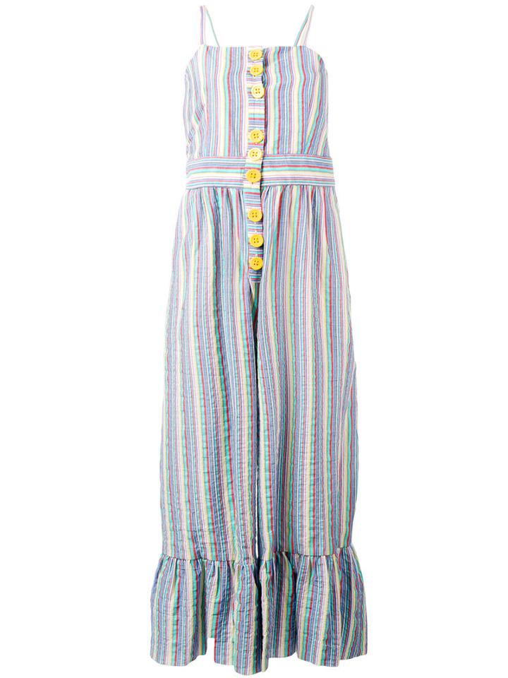 See By Chloé - Flared Jumpsuit - Women - Cotton/spandex/elastane - 36, Blue, Cotton/spandex/elastane