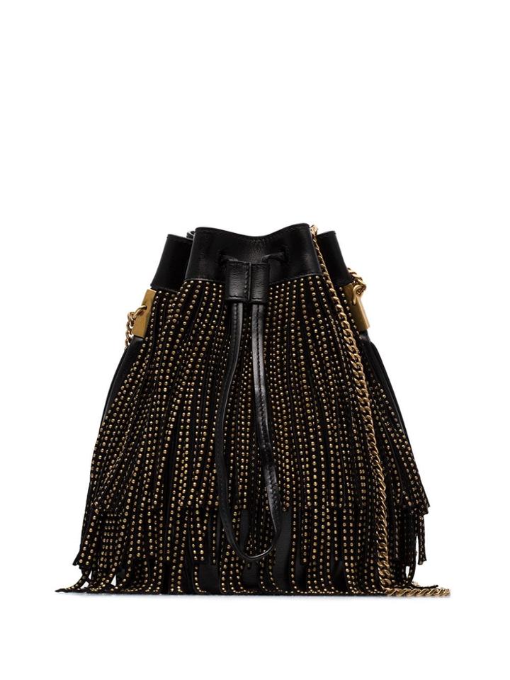 Saint Laurent Small Talitha Fringe Bucket Bag - 1000