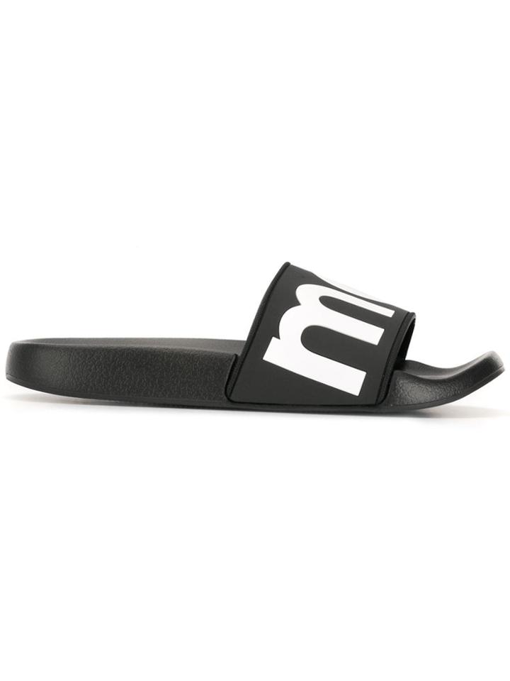 Isabel Marant Logo Slides - Black