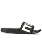 Isabel Marant Logo Slides - Black