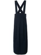 Comme Des Garçons Long Skirt With Braces - Blue