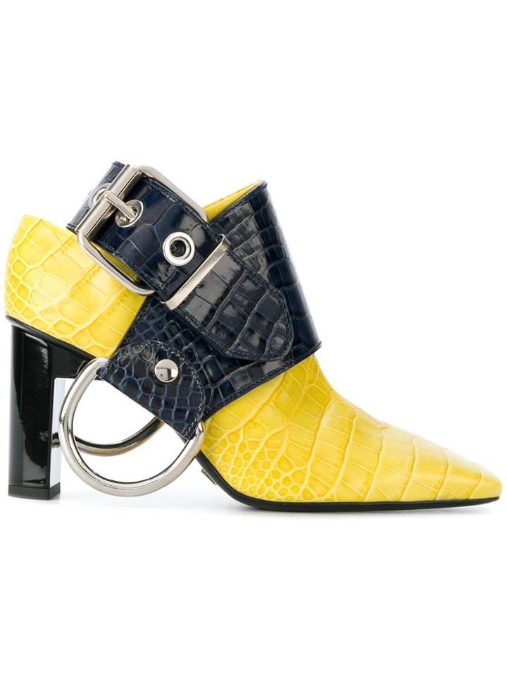 Alyx Sling Heels - Yellow & Orange