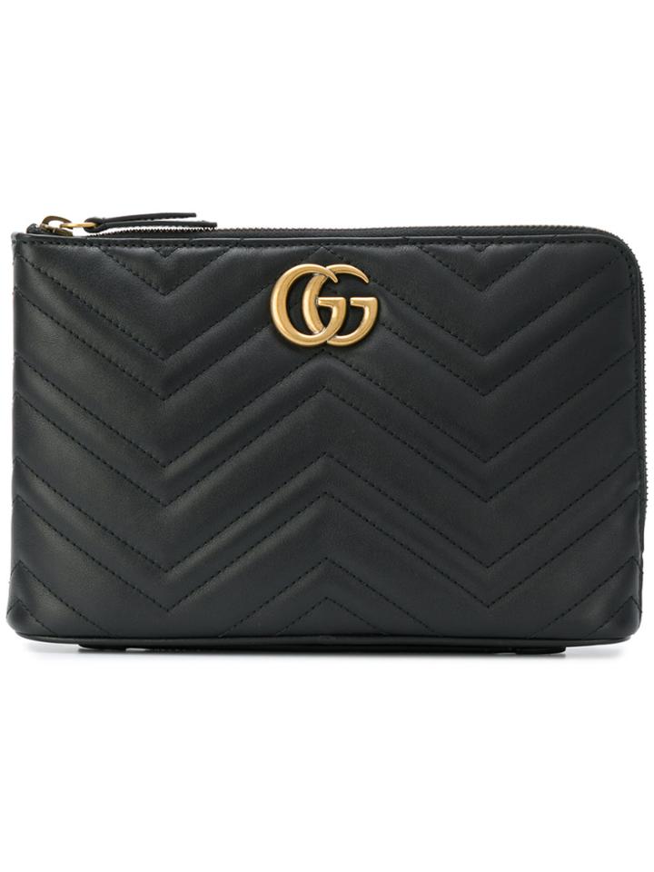 Gucci Marmont 2.0 Clutch - Black