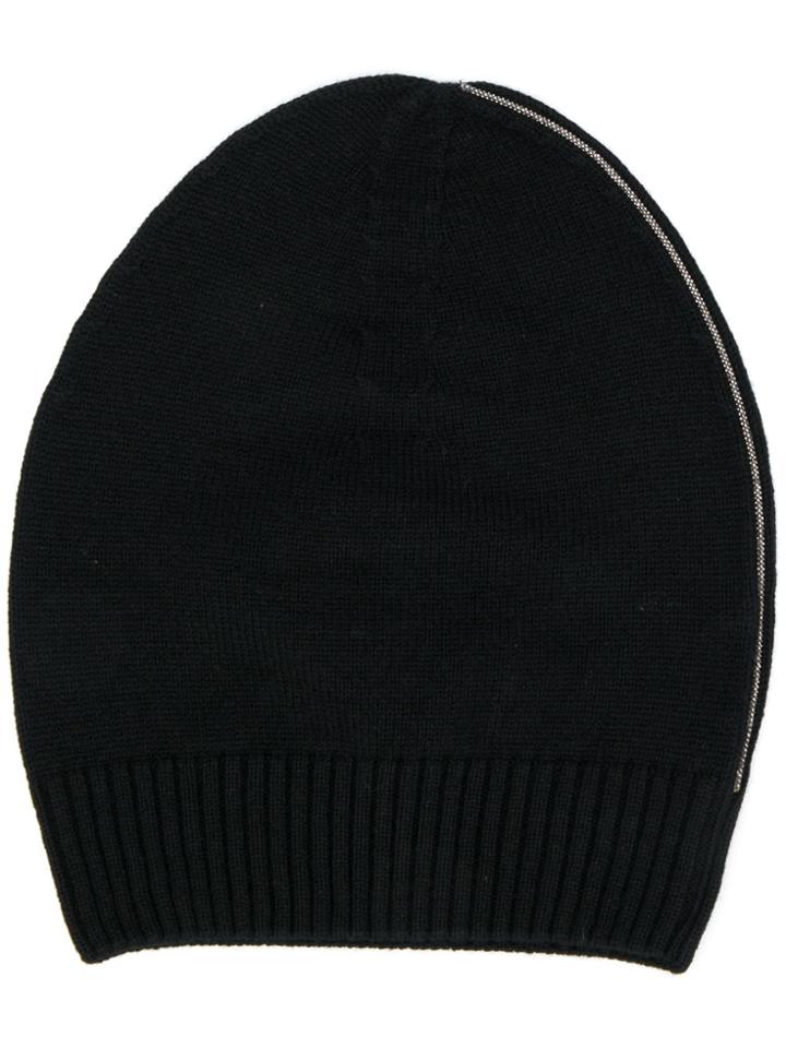 Fabiana Filippi Soft Knit Beanie - Black
