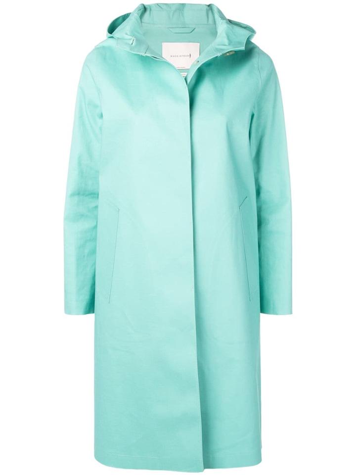 Mackintosh Cascade Bonded Cotton Hooded Coat Lr-021 - Green