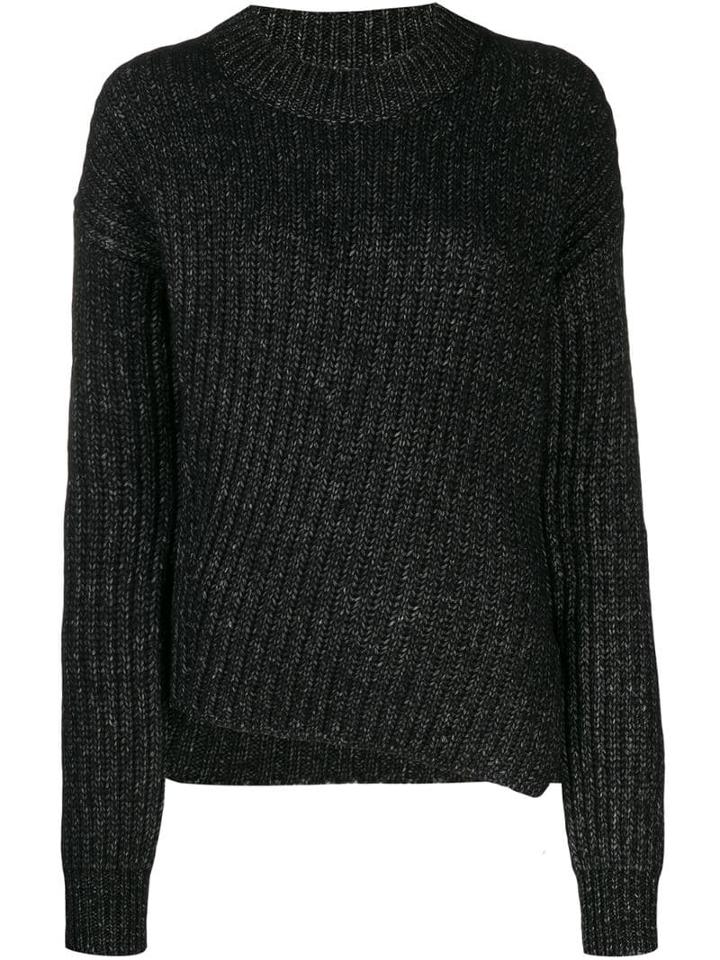 Jacob Cohen Chunky Knit Jumper - Black