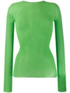 Mrz Ribbed Sweatshirt - Green