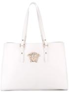 Versace Medusa Shoulder Bag, Women's, White, Calf Leather