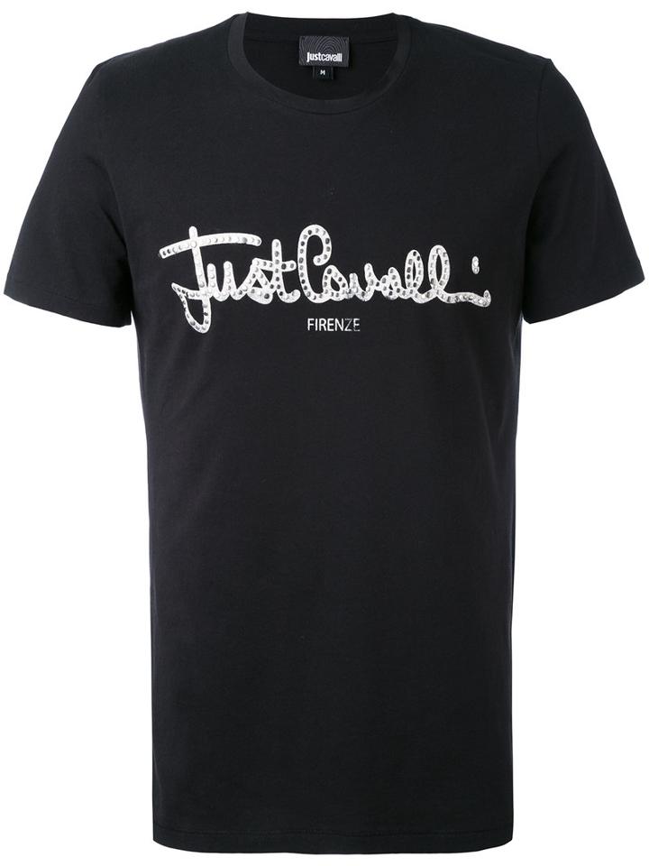 Just Cavalli - Logo Print T-shirt - Men - Cotton - Xxl, Black, Cotton
