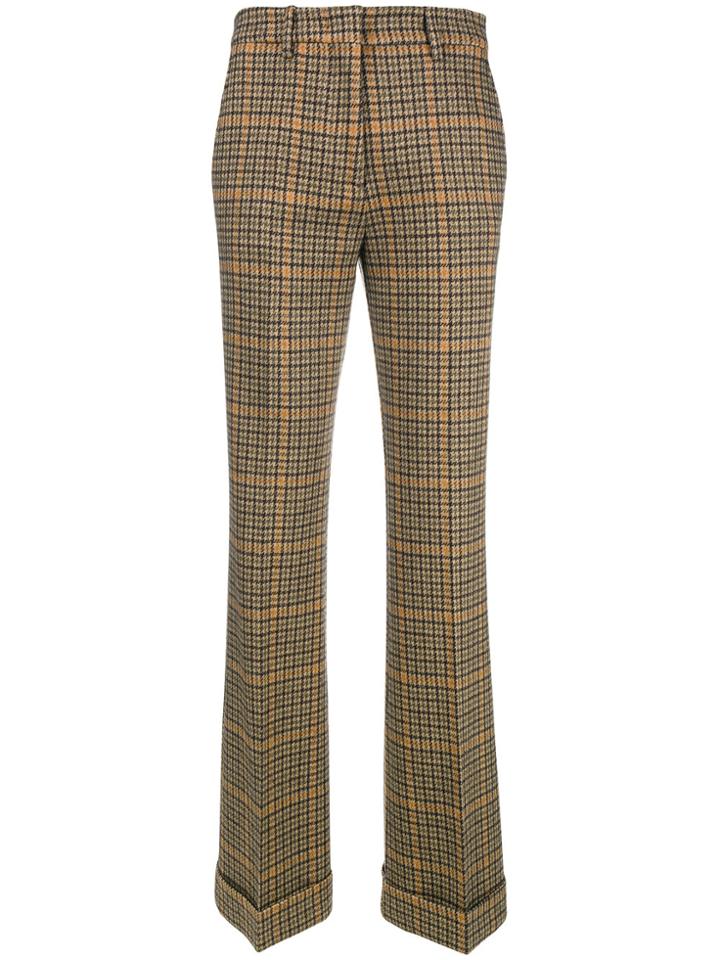 Etro Plaid Trousers - Nude & Neutrals
