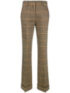 Etro Plaid Trousers - Nude & Neutrals
