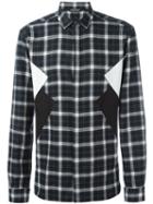 Neil Barrett Patch Detail Checked Shirt