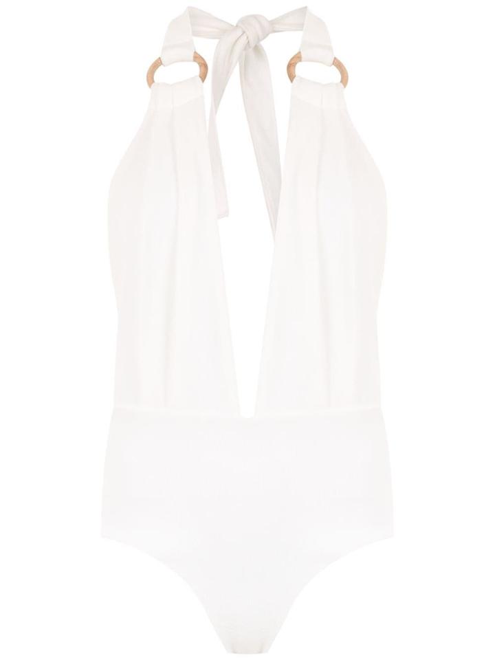 Framed Malibu Bodysuit - White