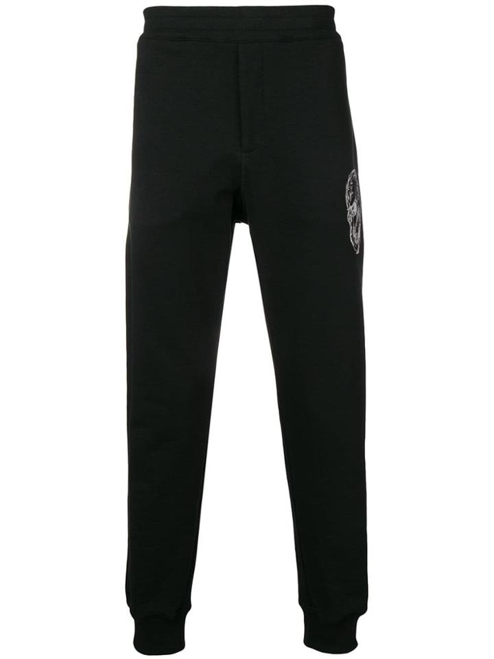 Alexander Mcqueen Slim-fit Track Pants - Black