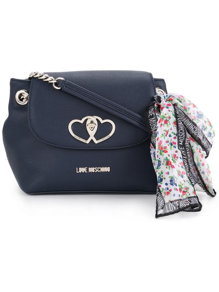 Love Moschino - Scarf Cross-body Bag - Women - Pvc - One Size, Women's, Blue, Pvc