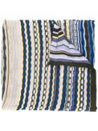 Missoni - Striped Knitted Scarf - Women - Cotton/polyamide/viscose - One Size, Cotton/polyamide/viscose