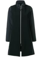 Rrd Panelled Zipped Coat - Black