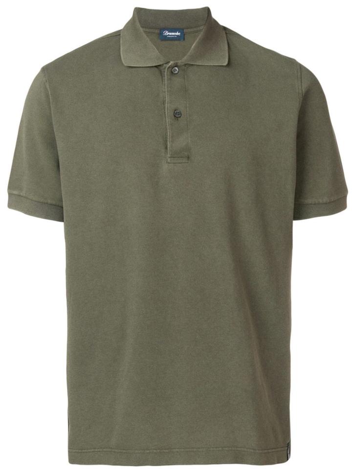 Drumohr Short-sleeved Polo Shirt - Green