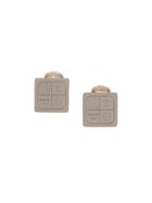 Chanel Vintage Square Clip-on Earrings