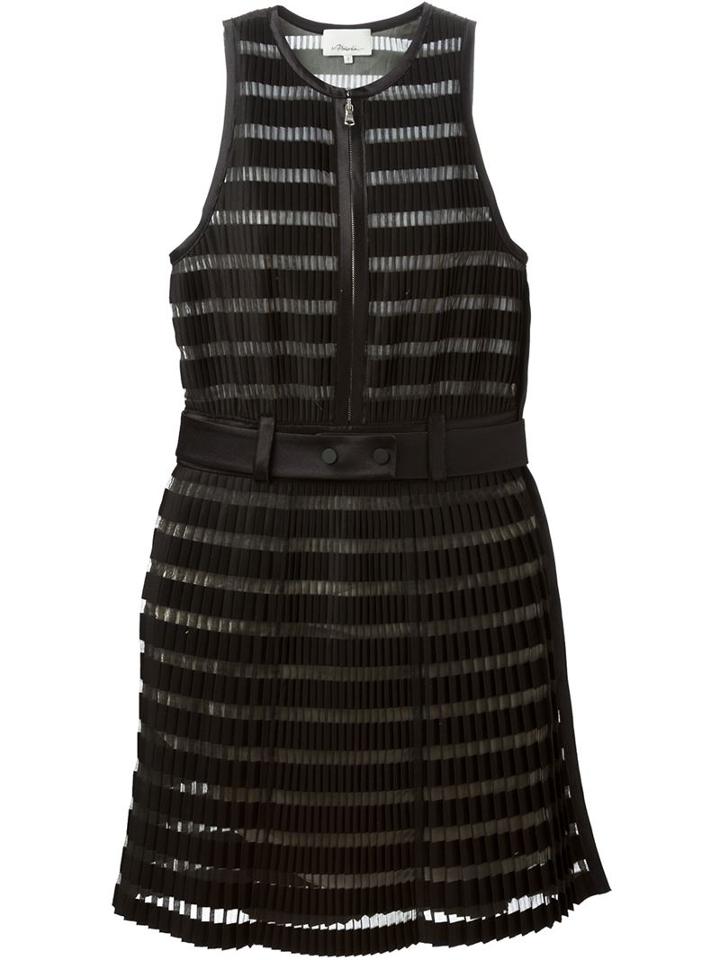 3.1 Phillip Lim Pleated Crepe Dress