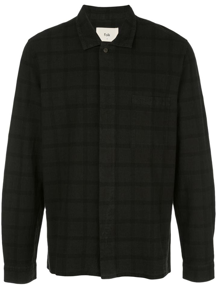 Folk Patch Shirt - Black