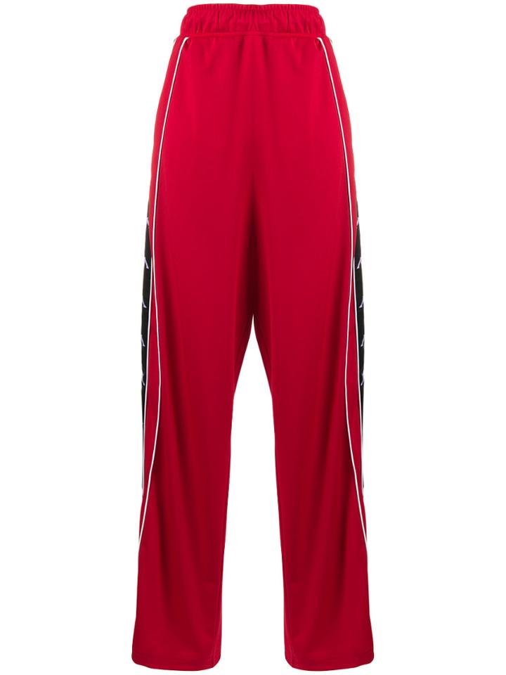 Faith Connexion X Kappa Side Panel Track Pants - Red