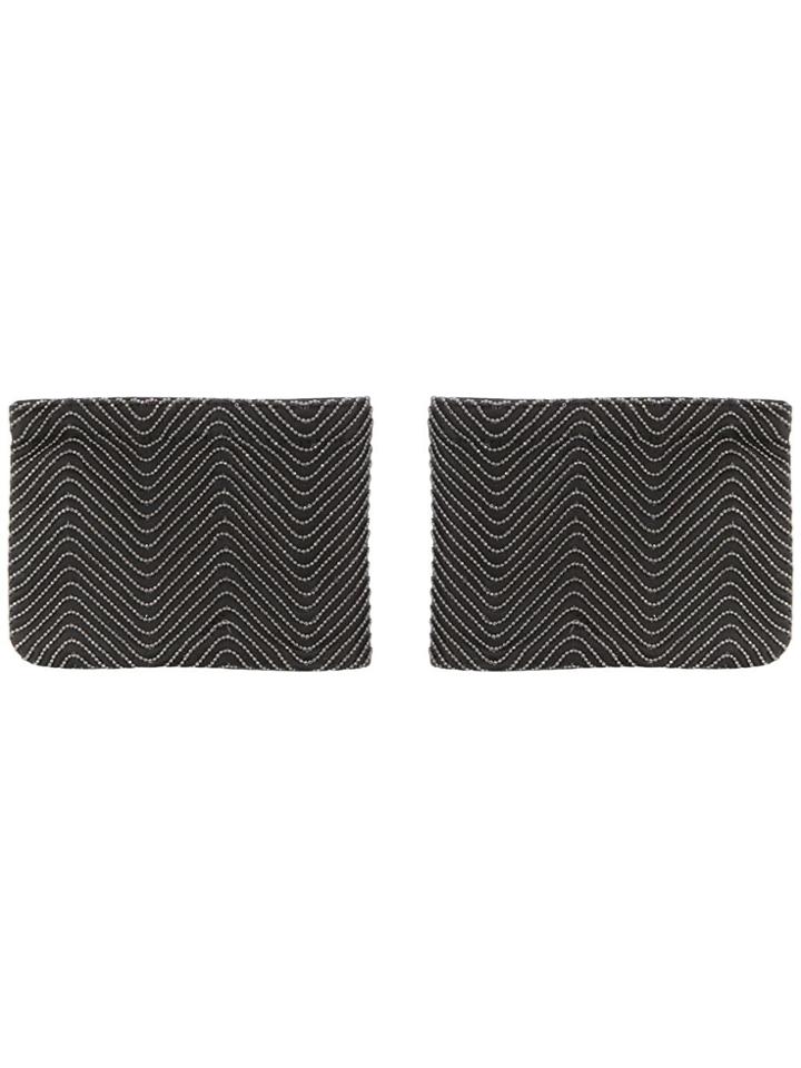 Brunello Cucinelli Embroidered Cuff Bracelets - Black
